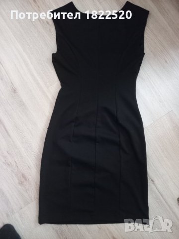 Черна елегантна рокля Kaffe , снимка 2 - Рокли - 38964604