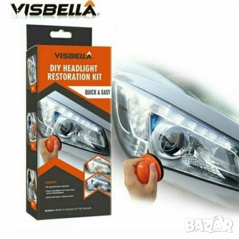 Комплект за ръчно полиране на фарове, visbella , снимка 2 - Аксесоари и консумативи - 29249731