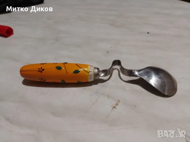 Jasmine Honey spoon-MSC лъжичка за мед крива 135 мм- става и за друго нова, снимка 3 - Прибори за хранене, готвене и сервиране - 56180081