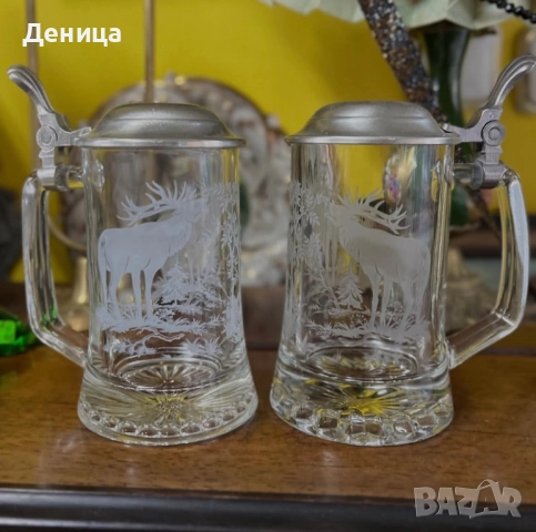 Немски халби с калаени капаци  Историята на традиционните немски халби за бира с капаци , снимка 5 - Чаши - 52916934