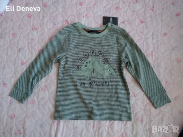 2 броя бебешки блузки за момче Next /George, снимка 2 - Бебешки блузки - 34013594