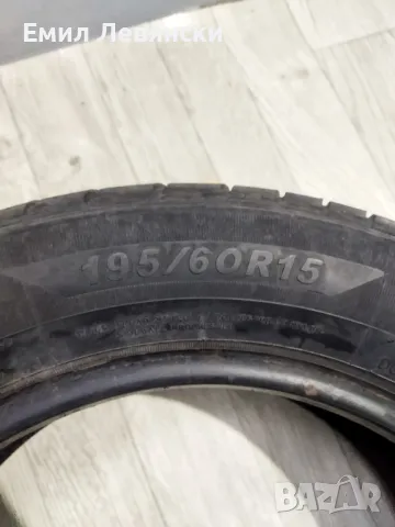 4 летни гуми 195/60 R15, снимка 3 - Гуми и джанти - 48132241