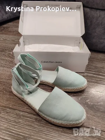 Еспадрили Calvin Klein , снимка 6 - Дамски ежедневни обувки - 55849389