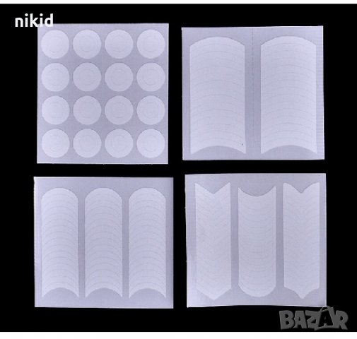 сет 24 вида ФРЕНСКИ МАНИКЮР лепенки за нокти маникюр, снимка 12 - Продукти за маникюр - 32031520