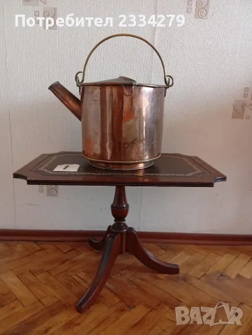 Стара медна лейка, кофи към камина и други, голяма медна ваза, снимка 2 - Антикварни и старинни предмети - 55383056