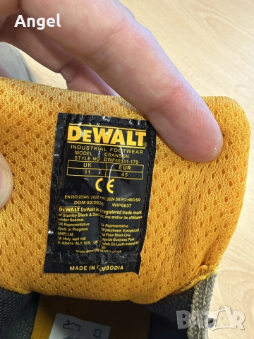 Работни обувки Dewalt Cranson Safety Boot - Stone, снимка 4 - Мъжки боти - 56304746