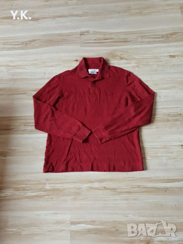 Оригинална мъжка блуза с яка Lacoste, снимка 1 - Блузи - 38850012