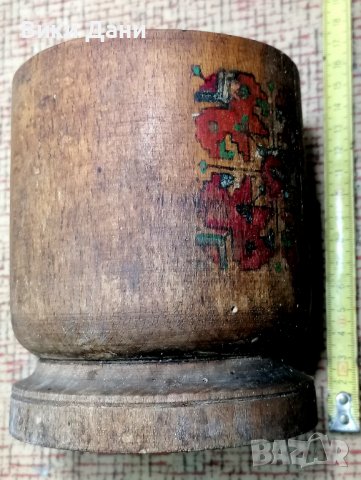 Етно рисунка голямо дървено хаванче, снимка 4 - Антикварни и старинни предмети - 38450463