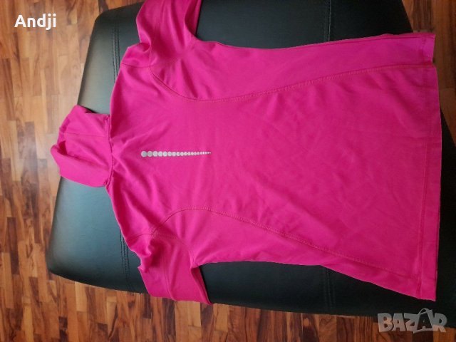 2 броя  дамски спортни блузи цвят циклама, снимка 2 - Блузи с дълъг ръкав и пуловери - 31734946