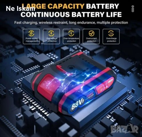 Акумулаторна резачка - 2 Батерии, снимка 3 - Градинска техника - 44383120