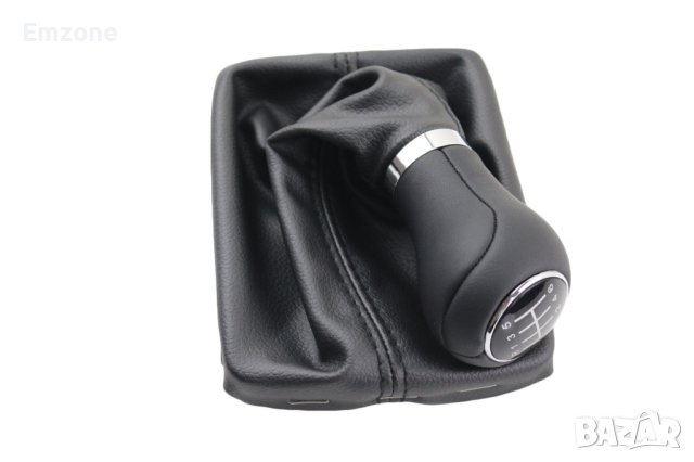 Топка за скоростен лост с кожен маншон и рамка за Ауди Audi A4 B8 А5 Q5 с 6 скорости, снимка 3 - Аксесоари и консумативи - 40480717