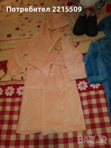 Детски халати ,розов и син, снимка 2 - Хавлии и халати - 39401476