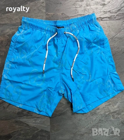 Gucci Нови Сини Летни Мъжки Шорти Гучи 