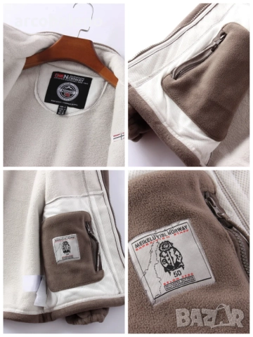 Мъжко топло удебелено поларно яке, 5цвята , снимка 8 - Якета - 52020014