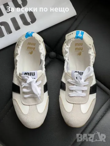 Miu Miu Дамски Обувки Миу Миу - Налични Различни Цветове Код D2202, снимка 10 - Дамски ежедневни обувки - 49428852