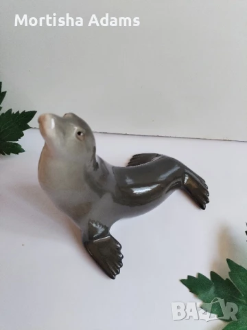 Статуетка тюлен, ЛФЗ, снимка 4 - Колекции - 50943714