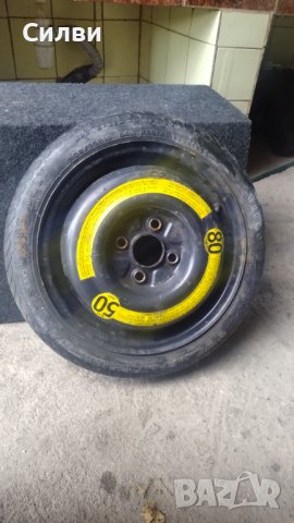 Патерица за Фолксваген Vw Поло Голф 3 и др. 4х100 57мм 105/70 R14 резервна гума Polo, снимка 11 - Гуми и джанти - 31544045
