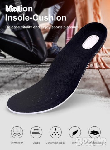 Силиконови стелки за обувки мъже жени Ортопедична опора за крака стелка за  обувки плантарен про , снимка 3 - Спортна екипировка - 35210405
