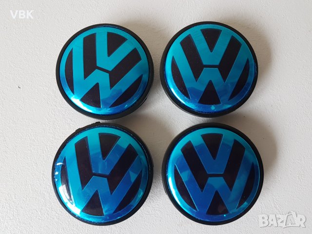 4 бр.Капачки за джанти на Фолксваген/VW 65/60мм Ново, снимка 5 - Аксесоари и консумативи - 38593503