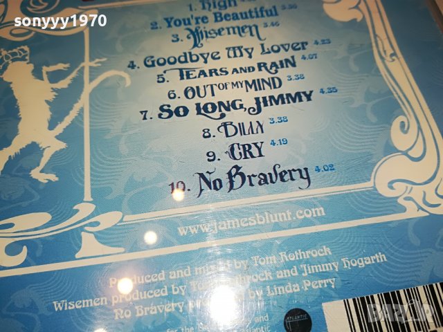 JAMES BLUNT-ORIGINAL CD 1903231312, снимка 14 - CD дискове - 40056815