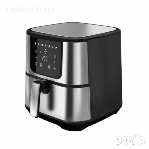 Еър фрайър Scheffler LQ-5001BS – 5.5L здравословно готвене с до 80% по-малко мазнина, снимка 5 - Мултикукъри - 51946705