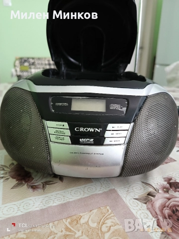 Crown MP3 player , снимка 2 - Радиокасетофони, транзистори - 52957317
