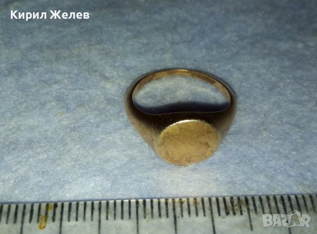 МАРКОВ ПОЗЛАТЕН СРЕБЪРЕН ПРЪСТЕН СРЕБРО 925 ДИЗАЙНЕРСКИ КЛАСИЧЕСКИ СТИЛЕН МОДЕЛ 31178, снимка 8 - Пръстени - 42452976