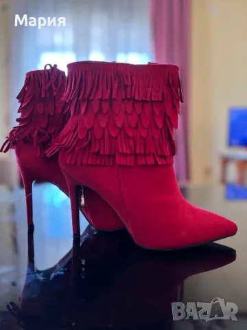 Дамски боти на ток, снимка 1