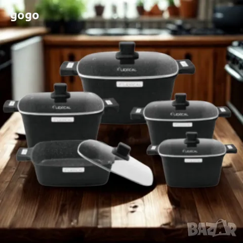 Комплект касероли от 10 части Lexical, серия IMPERIAL FLEX SERIES , снимка 2 - Съдове за готвене - 49909027