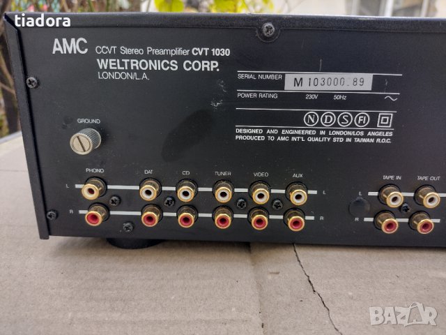 AMC CVT 1030 Stereo Tube Preamplifier, снимка 8 - Ресийвъри, усилватели, смесителни пултове - 38562125