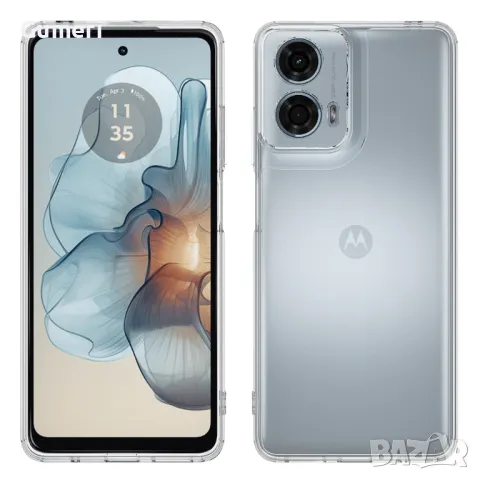 Motorola Moto G85 5G Хибриден Прозрачен Гръб, снимка 2 - Калъфи, кейсове - 47703234