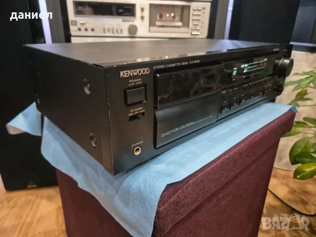 Касетен дек KENWOOD KX-5030 с добър външен вид, без липси и счупвания + подарък, снимка 3 - Декове - 56059198