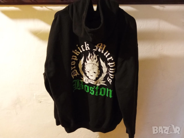 Dropkick Murphys Hoodie Метълски суичър с качулка черен, снимка 2 - Суичъри - 52813438