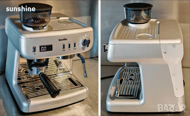 ВИДЕО * Еспресо машина Breville Barista Max+ | Tap&Go мелачка | Tаймер| Италианска помпа 15b