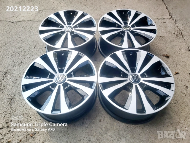 4 броя алуминиеви джанти за Volkswagen Golf,Caddy,Touran,T-Roc 16, снимка 3 - Гуми и джанти - 51895384