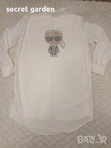 Дамска риза Karl Lagerfeld размер с, снимка 9 - Ризи - 55978824
