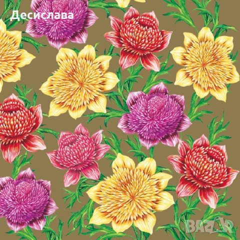 Салфетки за декупаж ЦВЕТЯ 15, снимка 1
