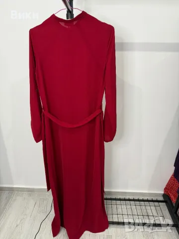 Червена рокля в размер S, снимка 13 - Рокли - 48428168