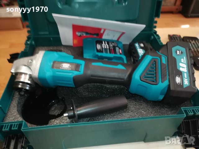 ЪГЛОШЛАЙФ-НОВ 2 БАЕРИИ И ЗАРЯДНО 2710231848, снимка 3 - Винтоверти - 42747047