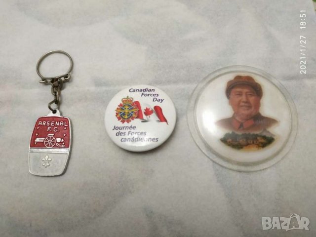 Лот от 2 стари значки, снимка 1