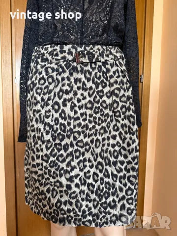 Пола Weekend Max Mara, леопардов принт, размер M, малко L, снимка 2 - Поли - 56551577