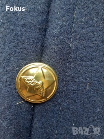 Параден шинел стара военна Соц. униформа, снимка 6 - Антикварни и старинни предмети - 53266929