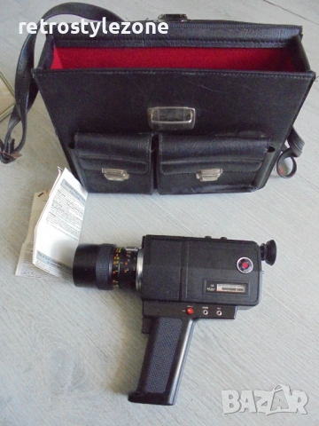 № 8579 Винтидж кино камера NALCOM Super 8 + оригинална чанта