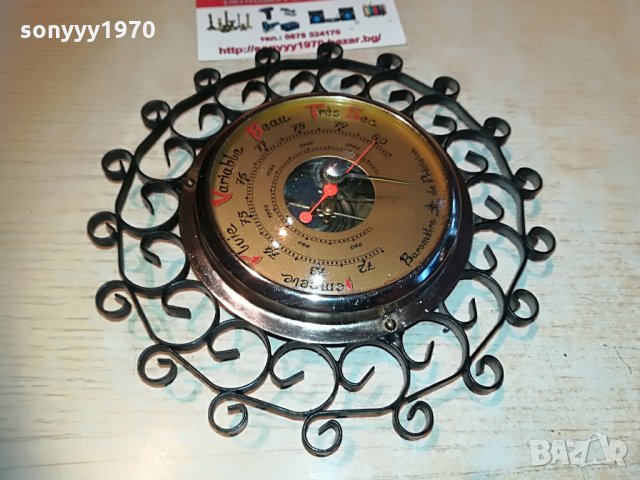 mistral-барометър внос франция-15см, снимка 4 - Колекции - 29914528