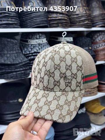 GUCCI gucci шапка с козирка, снимка 2 - Шапки - 50493234