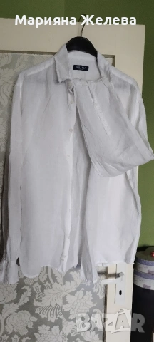 Мъжка риза от лен, снимка 2 - Ризи - 54305372