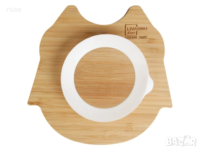 НОВИ! Детска чиния от бамбук слонче или бухал, снимка 6 - Прибори, съдове, шишета и биберони - 52401073