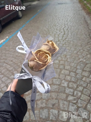 сапунени рози , снимка 4 - Изкуствени цветя - 53193998