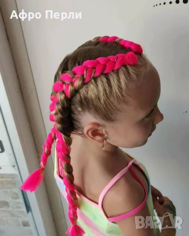 🩵Боксьорски Плитки❤️ Box braids Детски прически Опашки Бохо Туистъри Ариел Къдрици Афро Канекалон , снимка 10 - Аксесоари за коса - 55848219