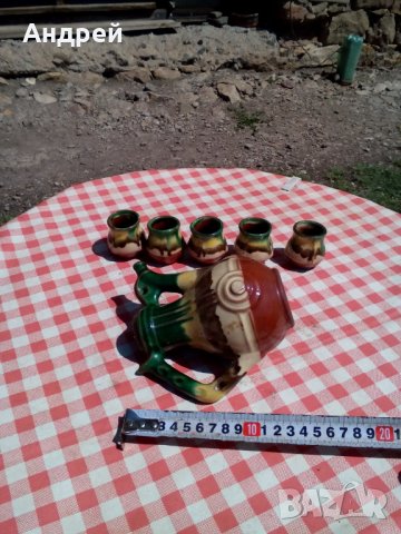 Стар битов керамичен сервиз #9, снимка 3 - Други ценни предмети - 29690872